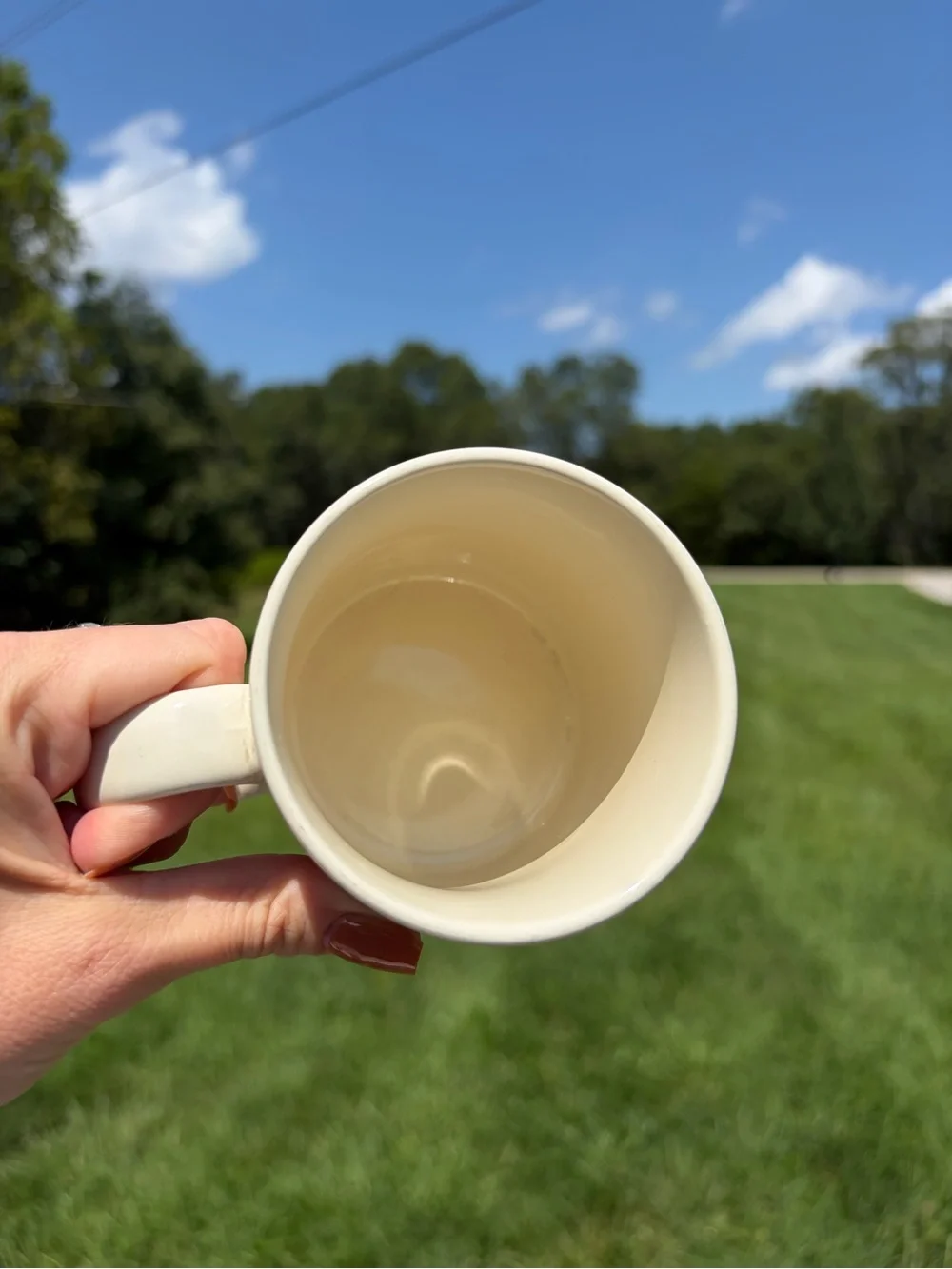Cracker Barrel Country is the Heart of America coffee mug 12 fluid oz Vintage